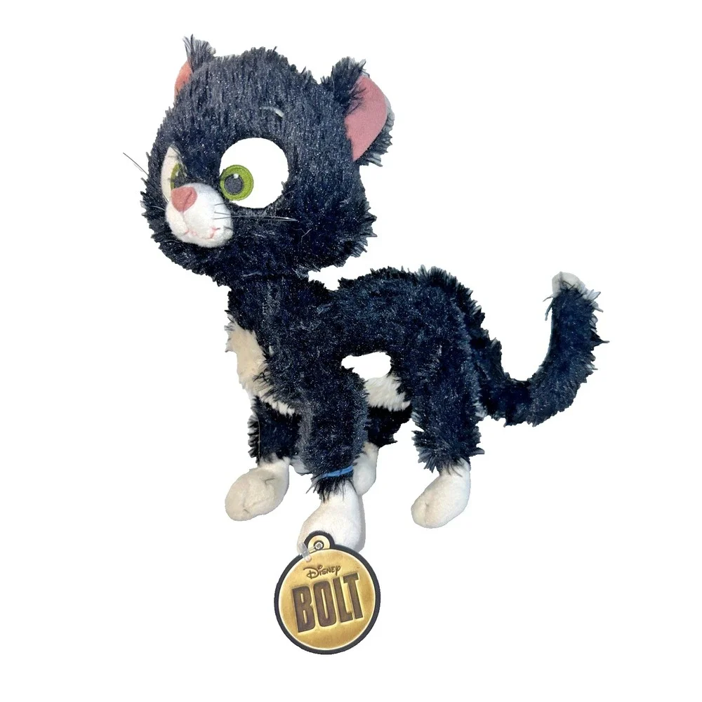 RARE Disney Store Bolt MITTENS Plush Cat 10